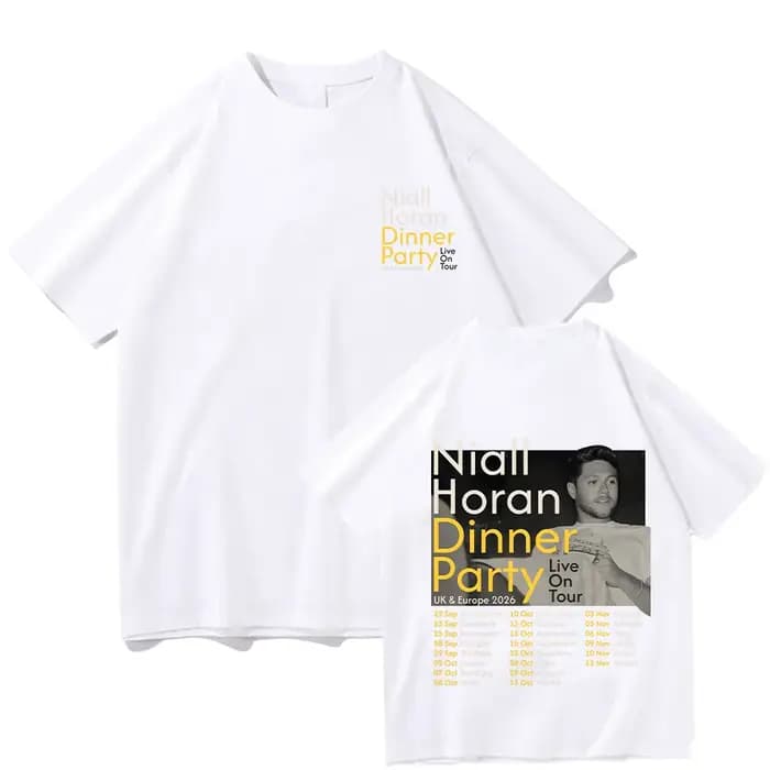 T-shirt Niall Horan Dinner Party 2026 Tour pour hommes et femmes