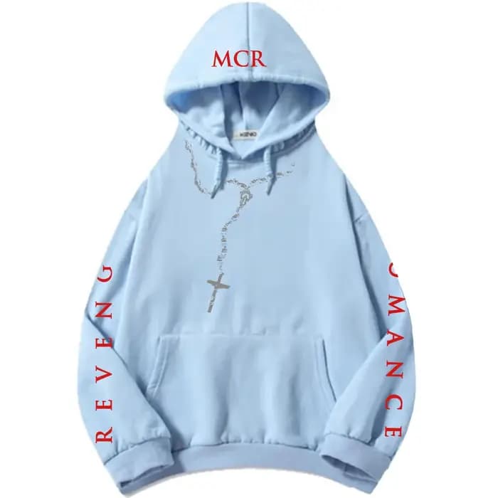REVENGE ROSARY HOODIE MY CHEMICAL ROMANCE THREE CHEERS FOR SWEET