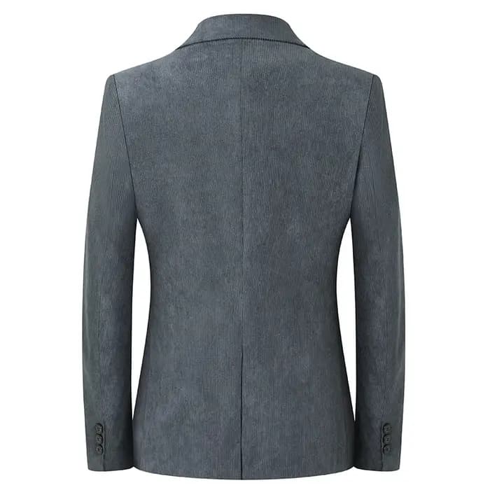 Blazer Hombre haute qualité hommes à la mode veste en velours côtelé affaires décontracté Banquet So