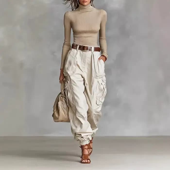 Pantalon Cargo Vintage Streetwear Femme