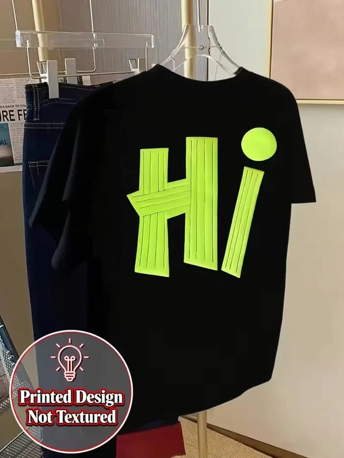 T-shirt à manches courtes avant et arrière - Hi