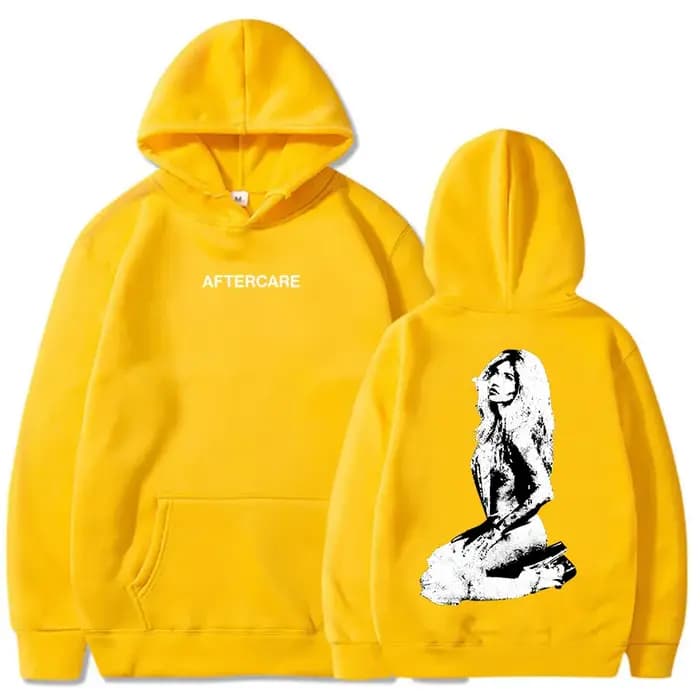 AFTERCARE strass Photo sweat à capuche Nessa Barrett chanteur impression sweats femmes vêtements à manches longues unisexe Streetwear sweats à capuche