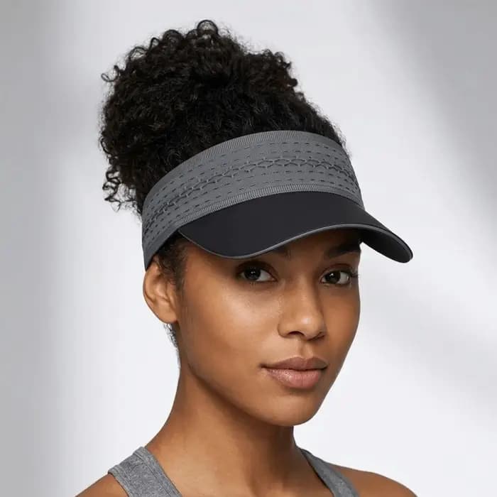 Casquette de sport multicolore à visière ouverte