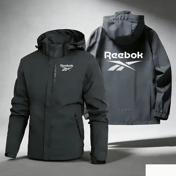 Veste de cyclisme imperméable pour homme avec logo Reebok / Vêtements de VTT / Manteau