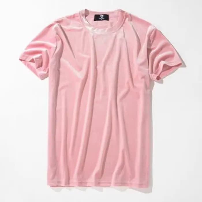 Nouveau T-shirt en velours pour homme été 2026 – Doux