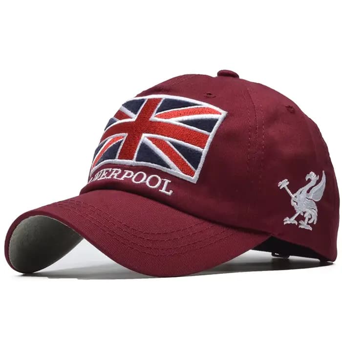 Nouvelle casquette de baseball pour hommes broderie drapeau anglais marque Snapback femmes chapeaux