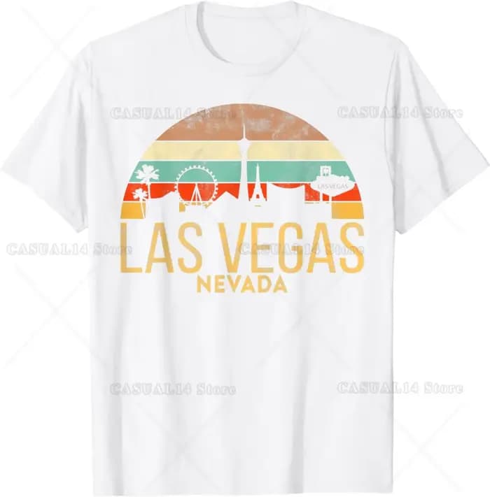 T-shirt vintage TolVEGAS pour hommes et femmes