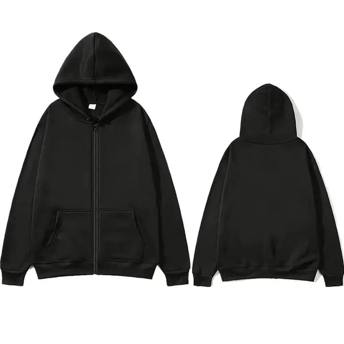 Mode décontracté noir gris bleu sweat à capuche avec fermeture éclair Hip Hop Street Wear sweats Ska