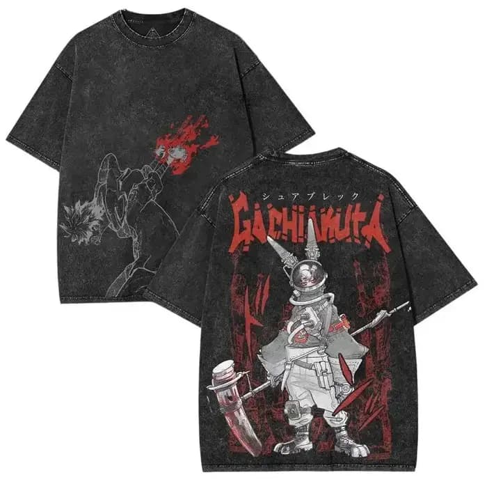 Koumura Sakonji graphique T-shirt Gachiakuta Anime Harajuku lavé