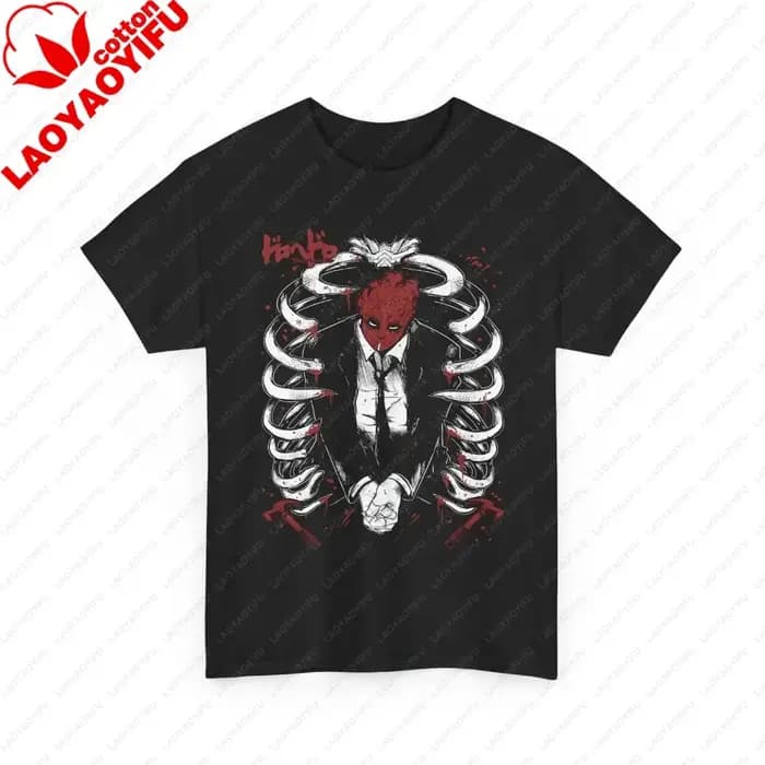 T-shirt Dorohedoro Shin Anime, T-shirt graphique manga sombre, T-shirt gothique pour les amateurs d'