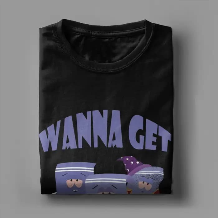 Souths parked Comedy Humorous Merch T-shirt pour hommes et femmes en pur coton imprimé Towelie Wanna Get High