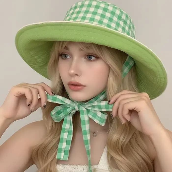 Chapeau Bob à Carreaux