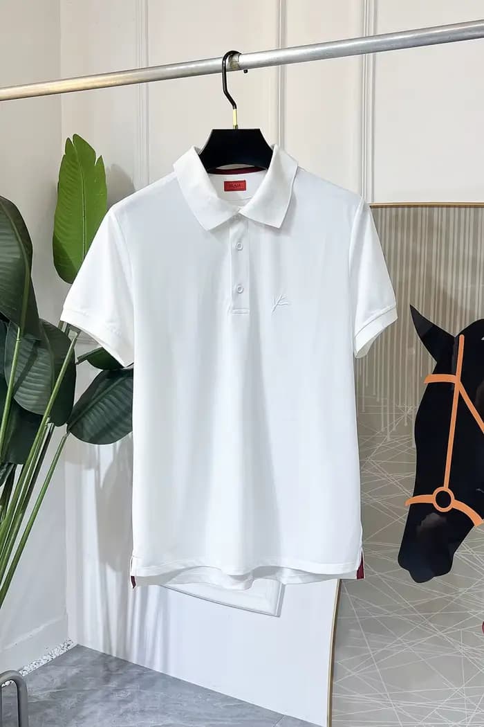 BLLIYOSS T-Shirt nouveaux hommes soie coton haute qualité ventiler décontracté demi manches couleur