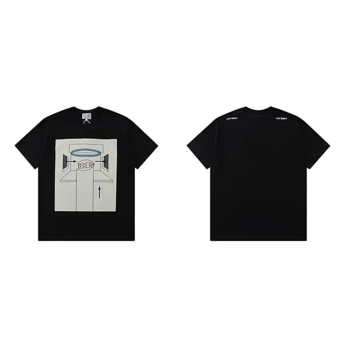 T-shirt Cav Empt pour homme et femme, manches courtes, mode estivale, nouveau style C.E, respirant,