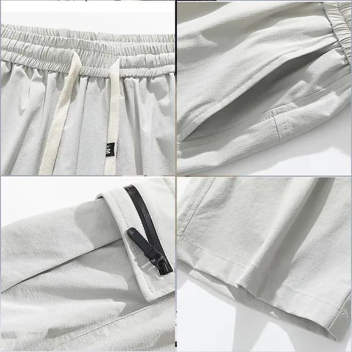 Été mince Style lâche sport décontracté pantacourt été homme Shorts Cargo court-fitting hommes Short