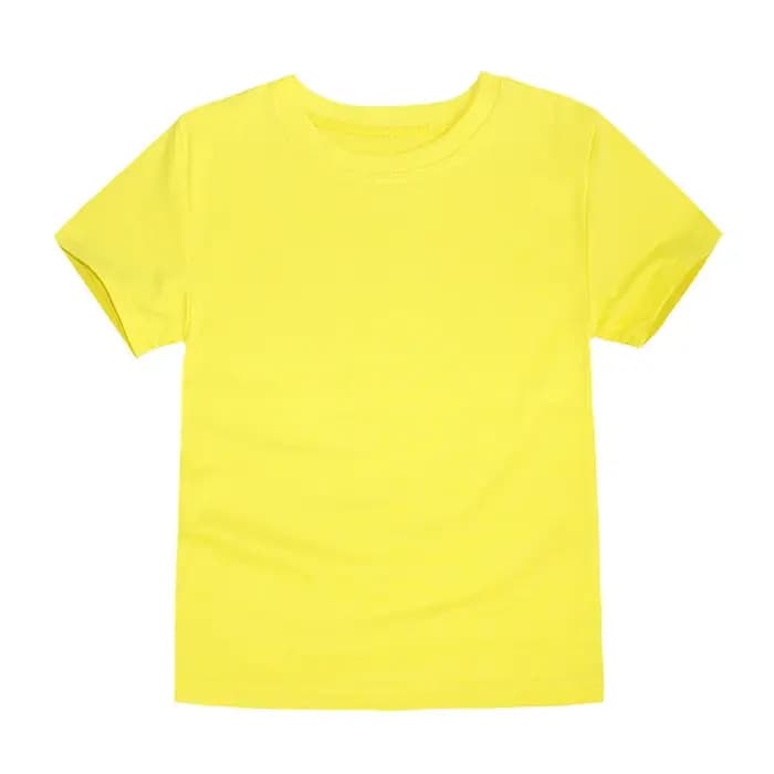 T-shirt blanc 100% coton pour garçons et filles, vêtements à manches courtes pour bébés filles de 9