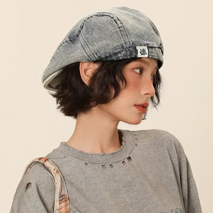 Casquette à visière rétro pour hommes