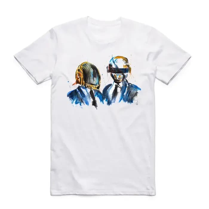 2019 Daft Punk hommes femmes t-shirt été à manches courtes groupe de musique française