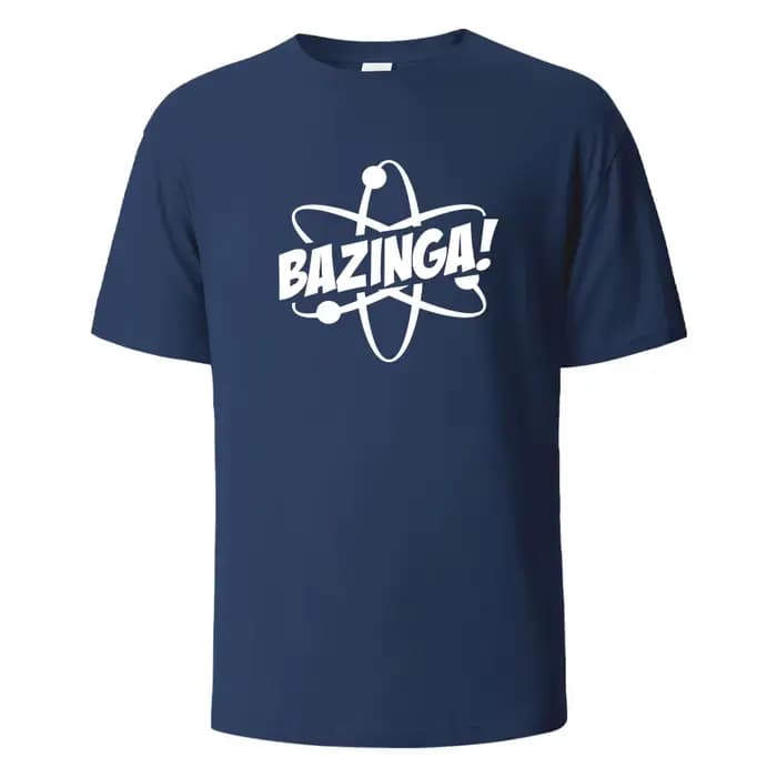 T-shirt imprimé Bazinga pour hommes et femmes