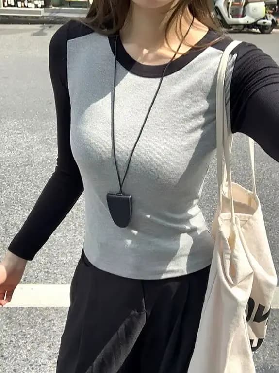 T-shirt à manches longues pour femme