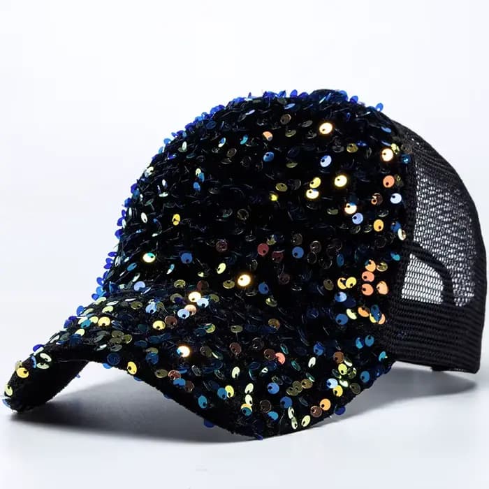 Casquette de Baseball à paillettes pour femmes
