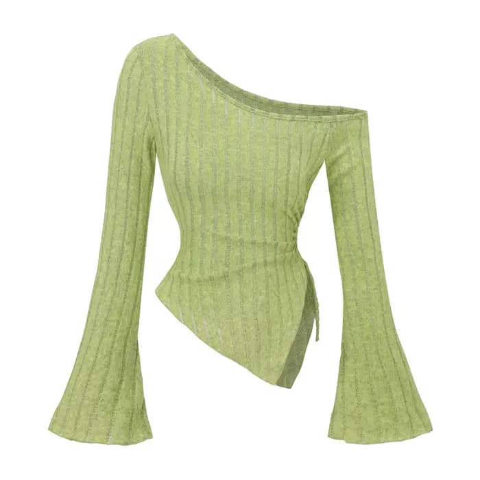T-shirt asymétrique élégant et décontracté pour femme