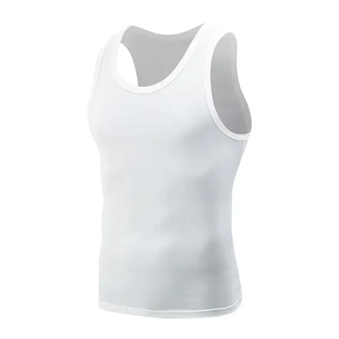 Gilet basique quatre saisons pour hommes, couleur classique noir et blanc, grande taille, sport et l
