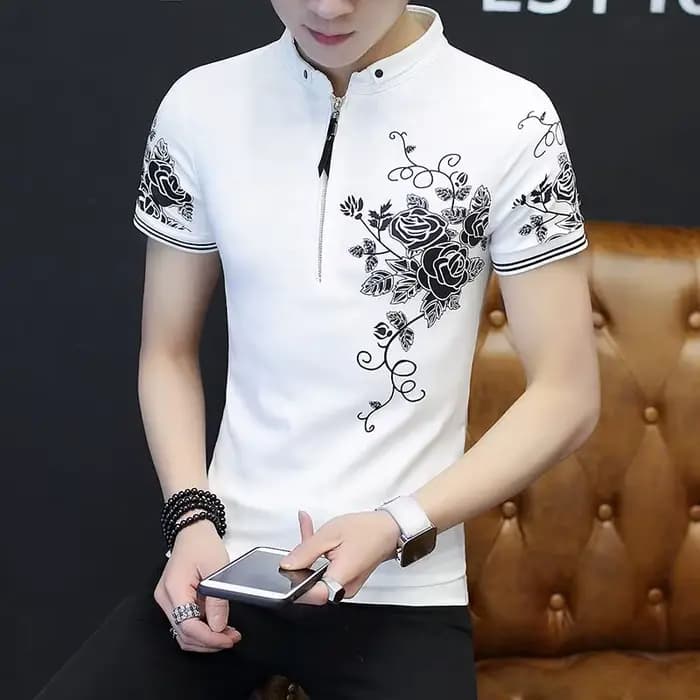 Hommes Polo hommes chemise à manches courtes Polo imprimé Polo nouveaux vêtements été Streetwear décontracté mode hommes hauts