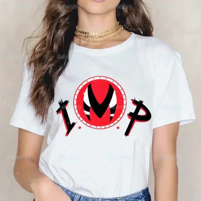 Dessins animés Helluva Boss T-shirts femmes été