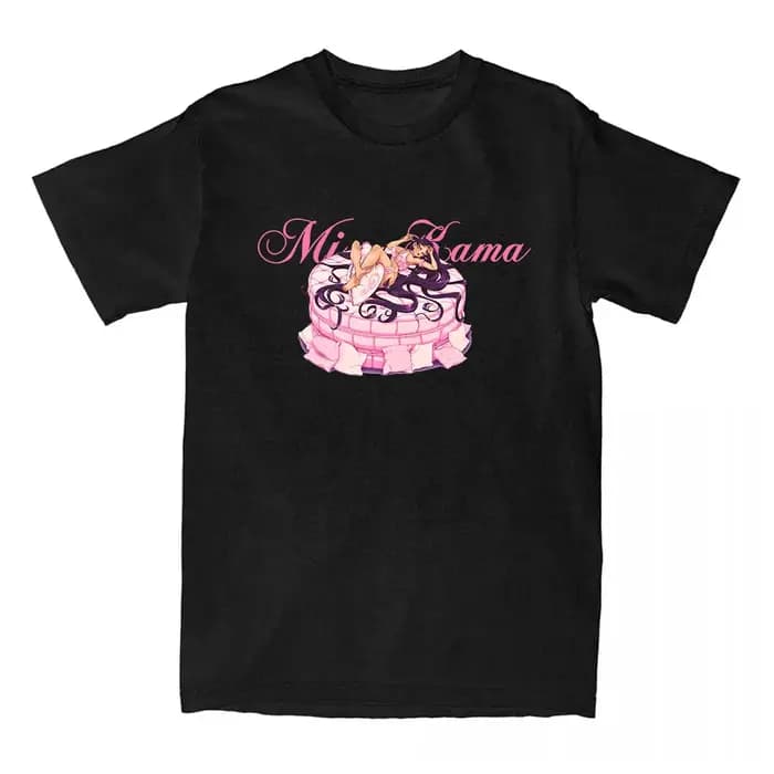 Paloma Mami T-shirt à manches courtes été coton t-shirts mode chanteur impression graphique