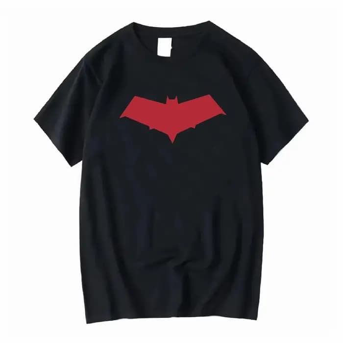 T-shirt unisexe noir à manches longues ou courtes