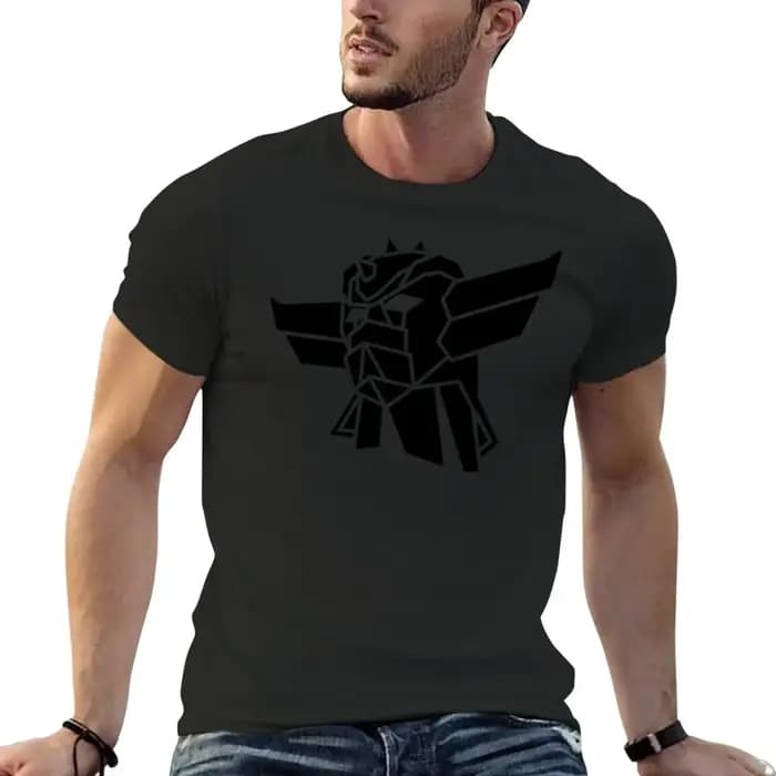 GOLDORAK-T-shirt vintage PO gy pour hommes, chemises d'été, grande taille, médicaments
