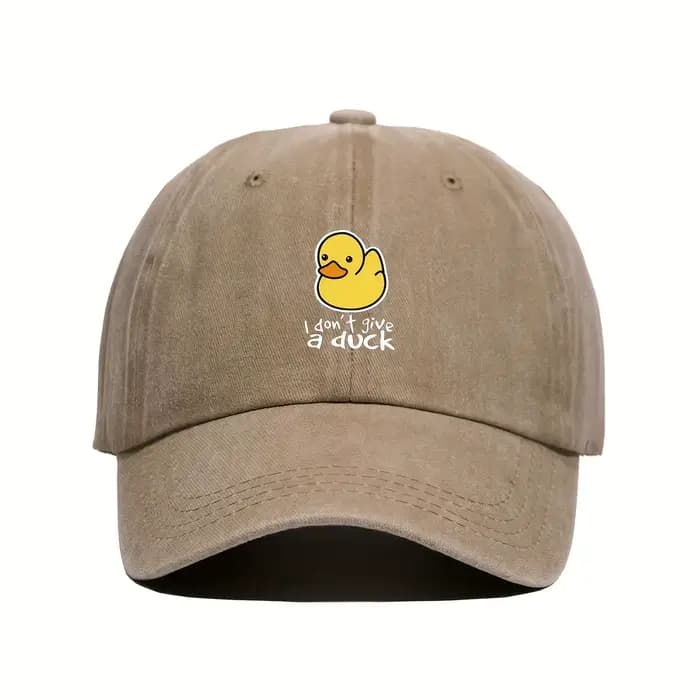 Casquette de baseball amusante « Je n'ai pas de canard » - Casquette légère et respirante pour papa/