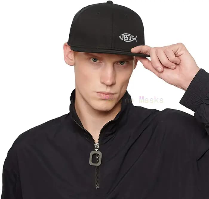 Casquette de baseball à visière plate pour hommes