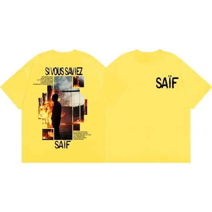 T-shirt tendance hip-hop pour hommes et femmes