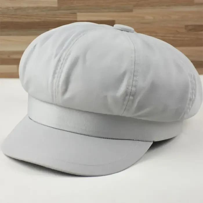 Casquette de journal en toile pour hommes