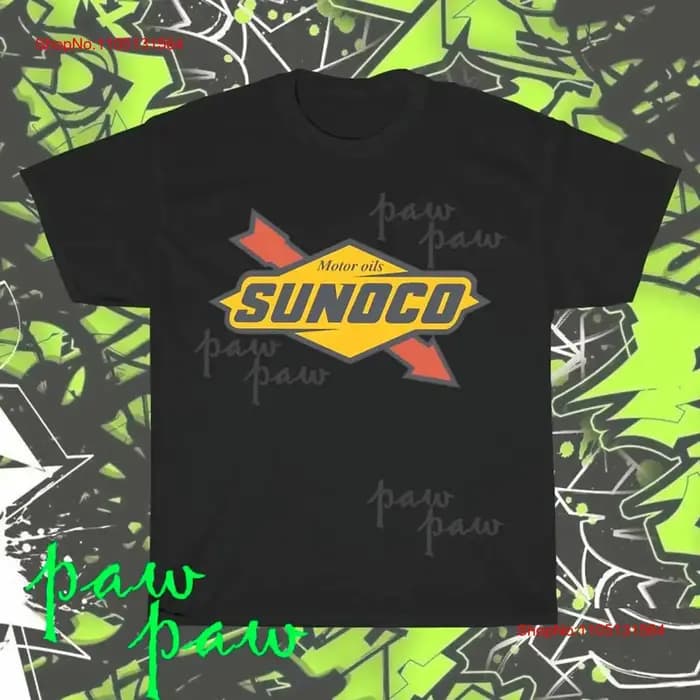 Tout nouveau logo Sunoco Race Fuels T-shirt américain drôle taille S à 5XL vintage lavé vêtements de créateur unisexe doux étiré