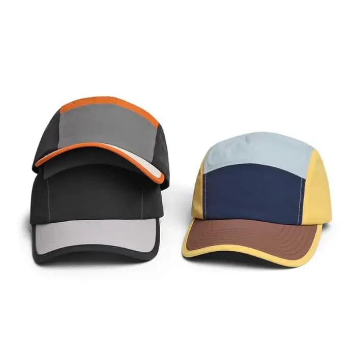 Casquette de baseball à 5 panneaux pour hommes et femmes
