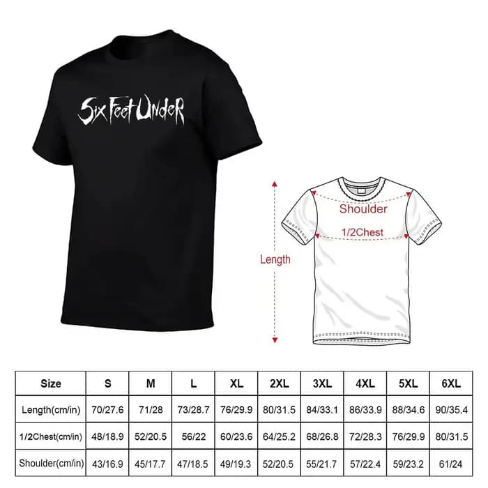 Six Feet Under T-Shirt t-shirt en coton 100% pour homme