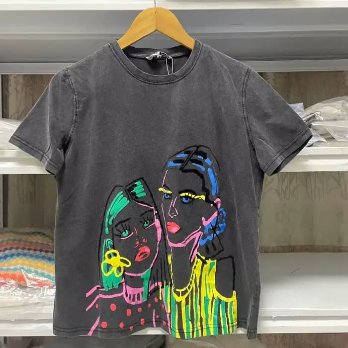TRAFZR femmes T-shirts été 2025 Y2k Streetwear mode filles à manches courtes t-shirt col rond