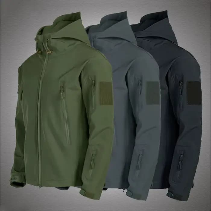 Military Shark Skin Soft Shell Jackets Men Tactical Windproof Waterproof jacket men Army Combat