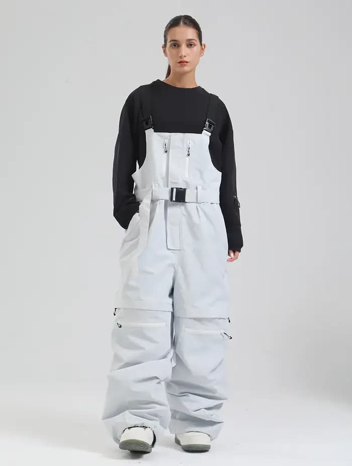 Pantalon cargo de neige pour couple hip-hop pour homme et femme