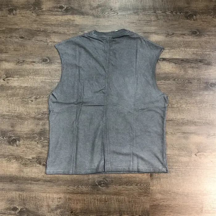SAINT OF MICHAEL mode meilleure qualité imprimé vêtements haut décontracté été 100% coton Vintage gilet pour hommes