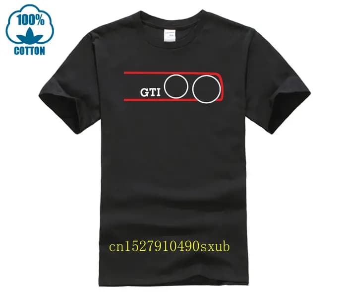 T-shirt de golf, chemises GTI de golf, chemises GTI MK2, chemises de golf classiques, chemises de vo