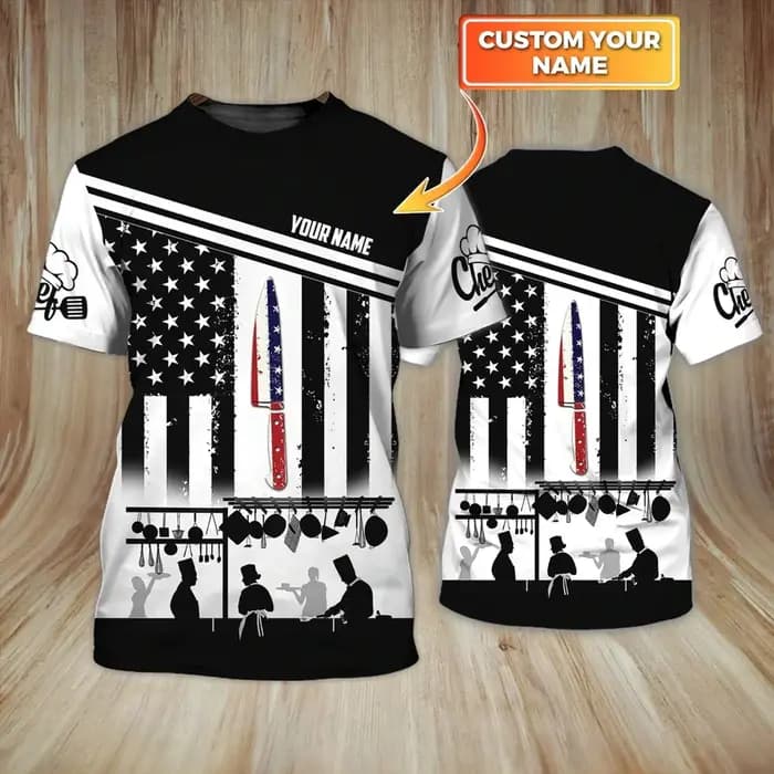 T-shirt unisexe avec nom personnalisé pour homme