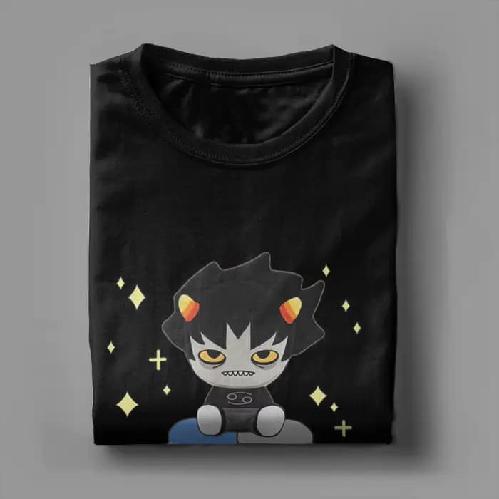 Homestucked Manga ANIME T-Shirts pour hommes Vintage coton t-shirt col rond manches courtes