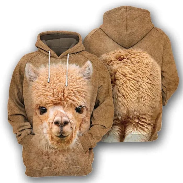 Sweat à capuche imprimé en 3D pour homme