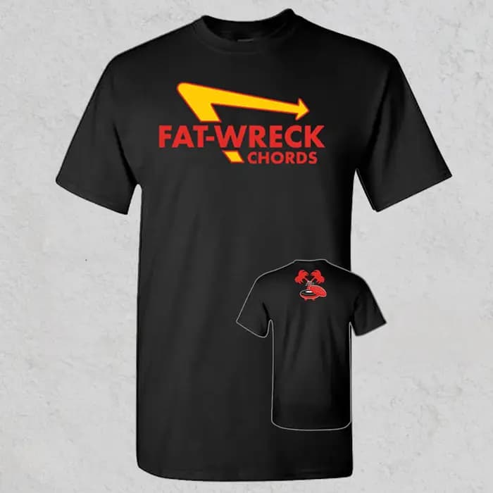 T-shirts en coton graphiques Fat Wreck Chords