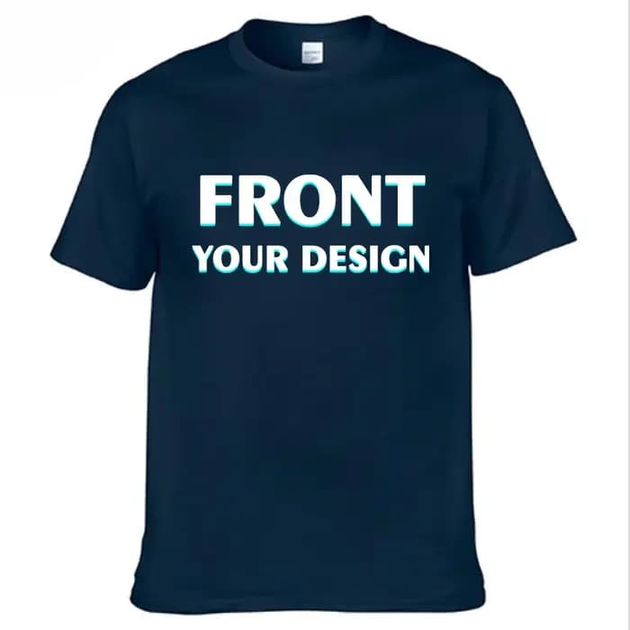 Personnalisé votre propre conception impression T-shirt coton hommes surdimensionné