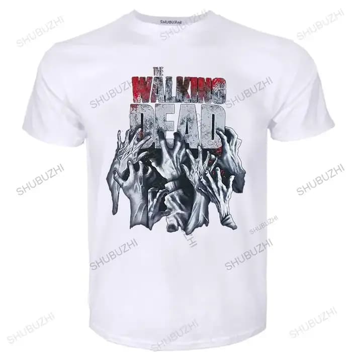 Offre spéciale été The Walking Dead femmes T-Shirts Hip Hop mode lâche T-Shirts hommes t-shirt coton